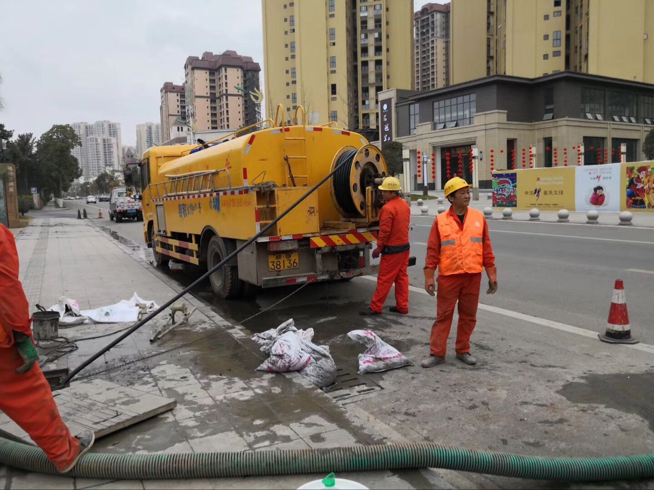 四会排污管道清淤-管道清洗